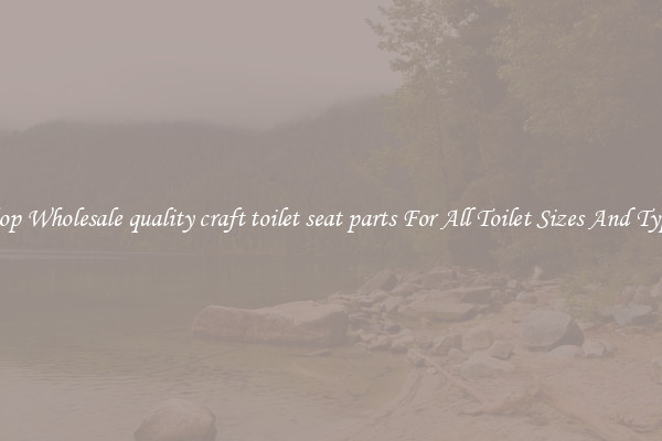 Shop Wholesale quality craft toilet seat parts For All Toilet Sizes And Types