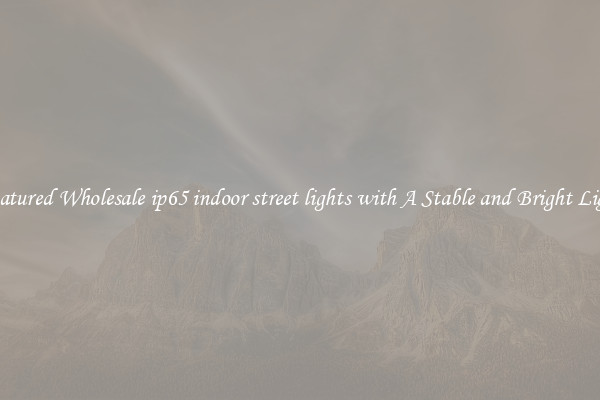 Featured Wholesale ip65 indoor street lights with A Stable and Bright Light