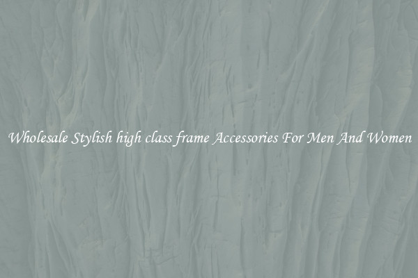 Wholesale Stylish high class frame Accessories For Men And Women