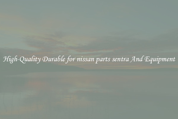 High-Quality Durable for nissan parts sentra And Equipment