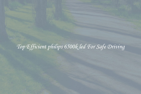 Top Efficient philips 6500k led For Safe Driving