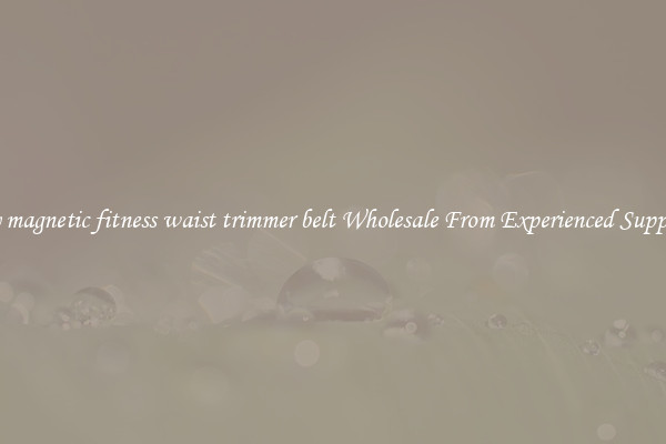 Buy magnetic fitness waist trimmer belt Wholesale From Experienced Suppliers