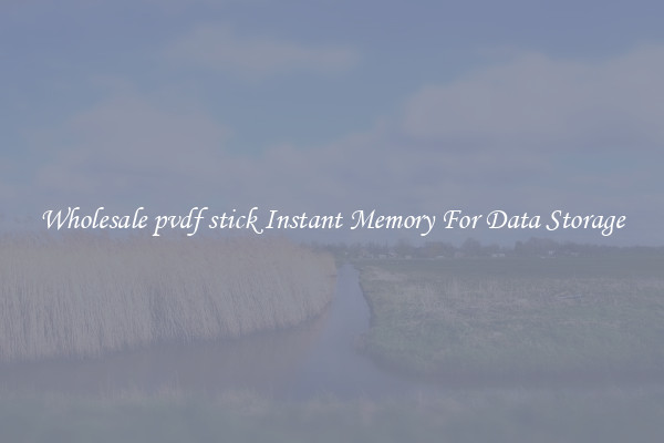 Wholesale pvdf stick Instant Memory For Data Storage