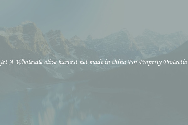 Get A Wholesale olive harvest net made in china For Property Protection